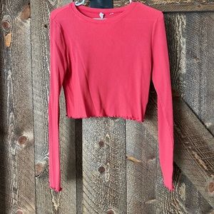 American eagle red long sleeve